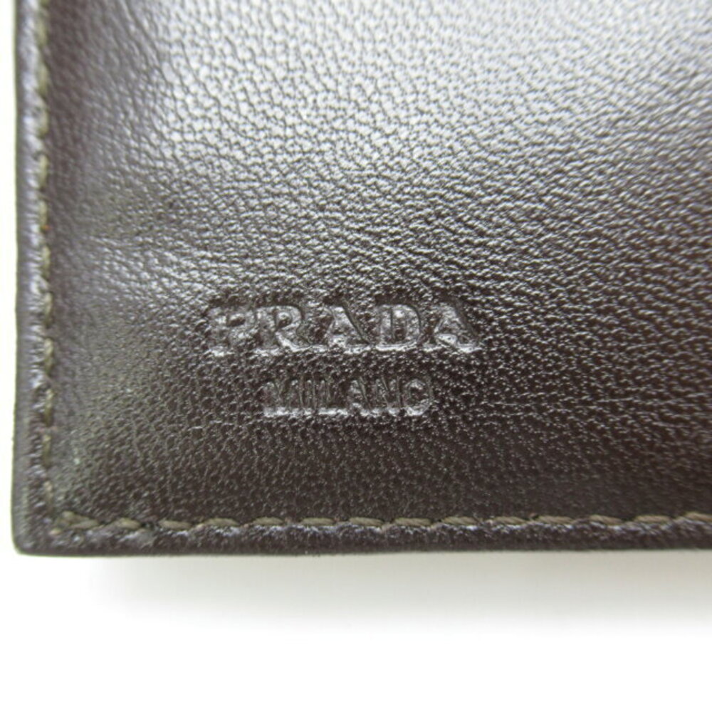 Prada bifold wallet brown python leather Wallet - image 6